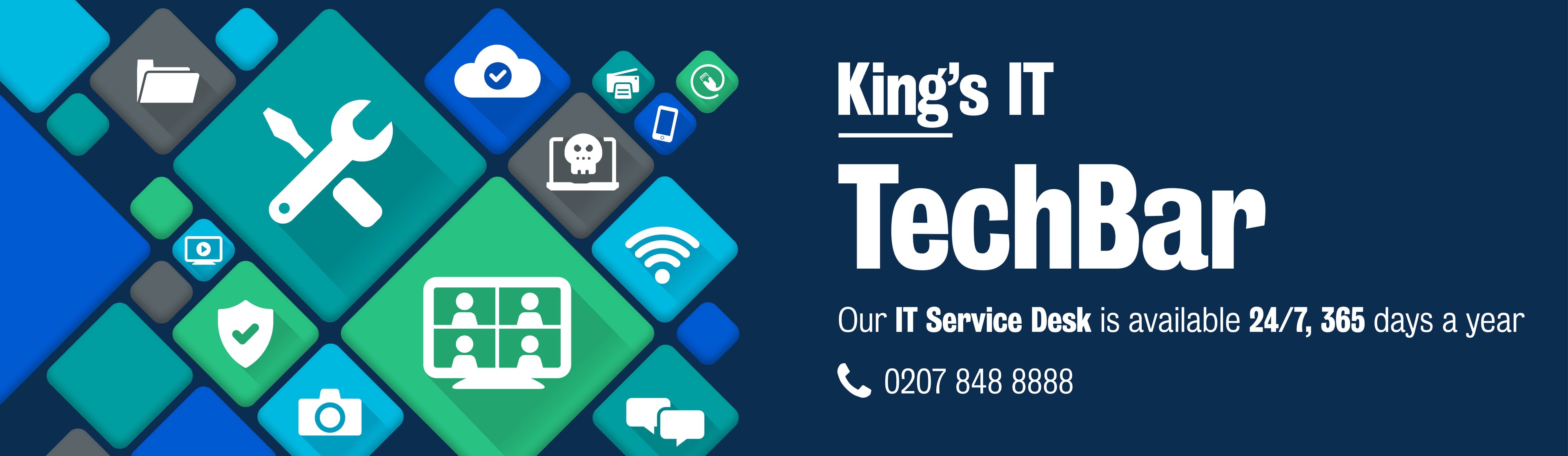 King's IT - TechBar Banner