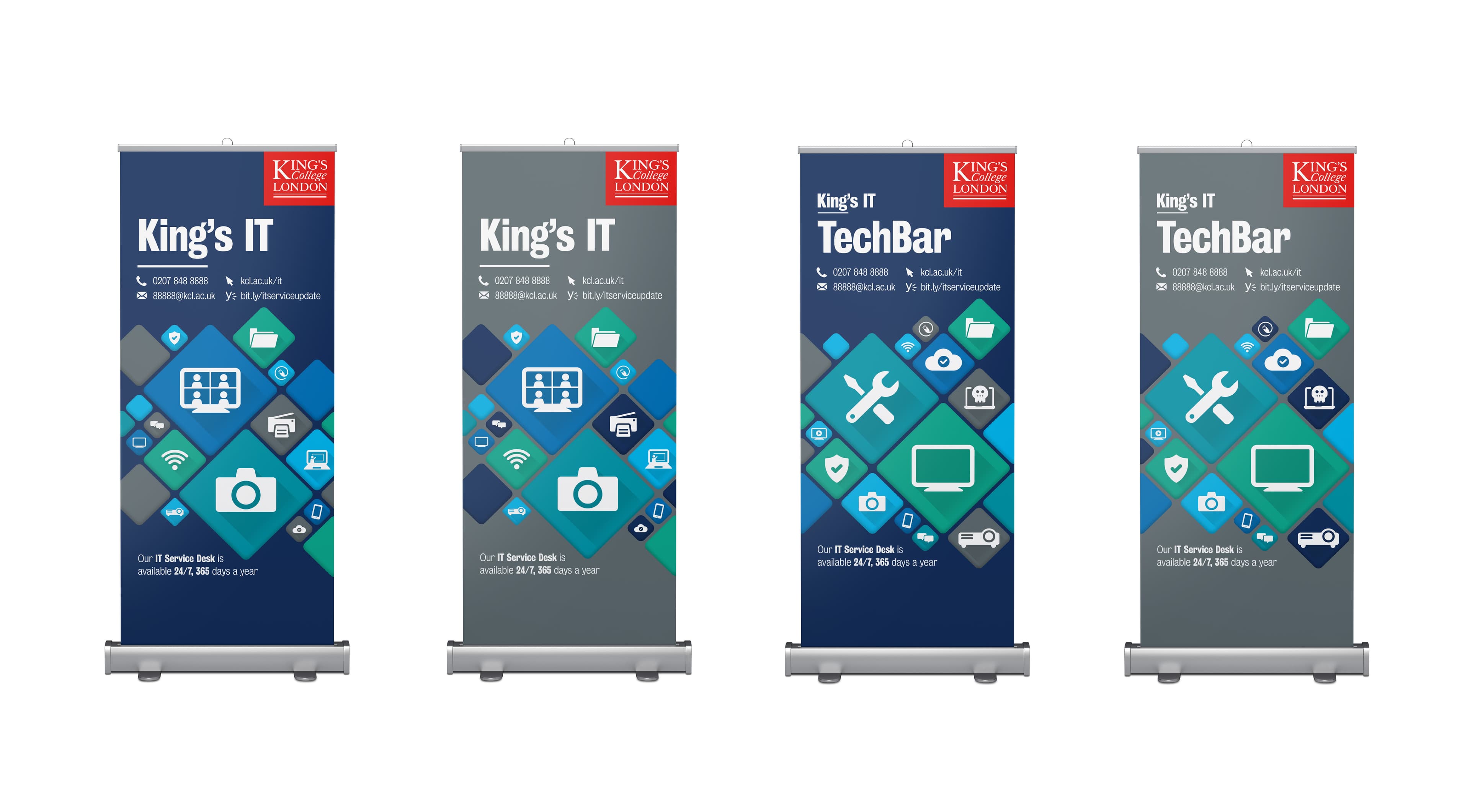 King's IT - Pull-up Banners