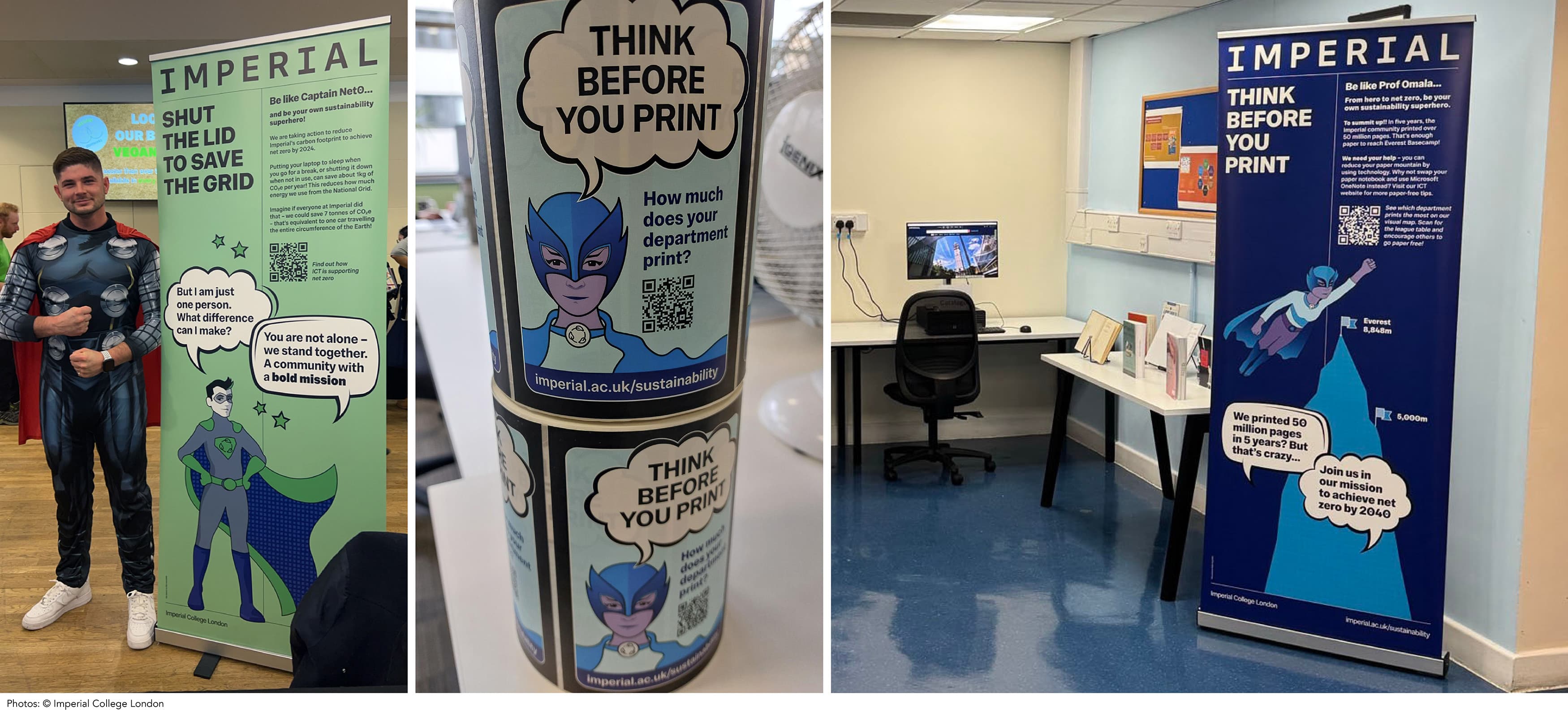 Imperial Sustainability Heroes - In situ images