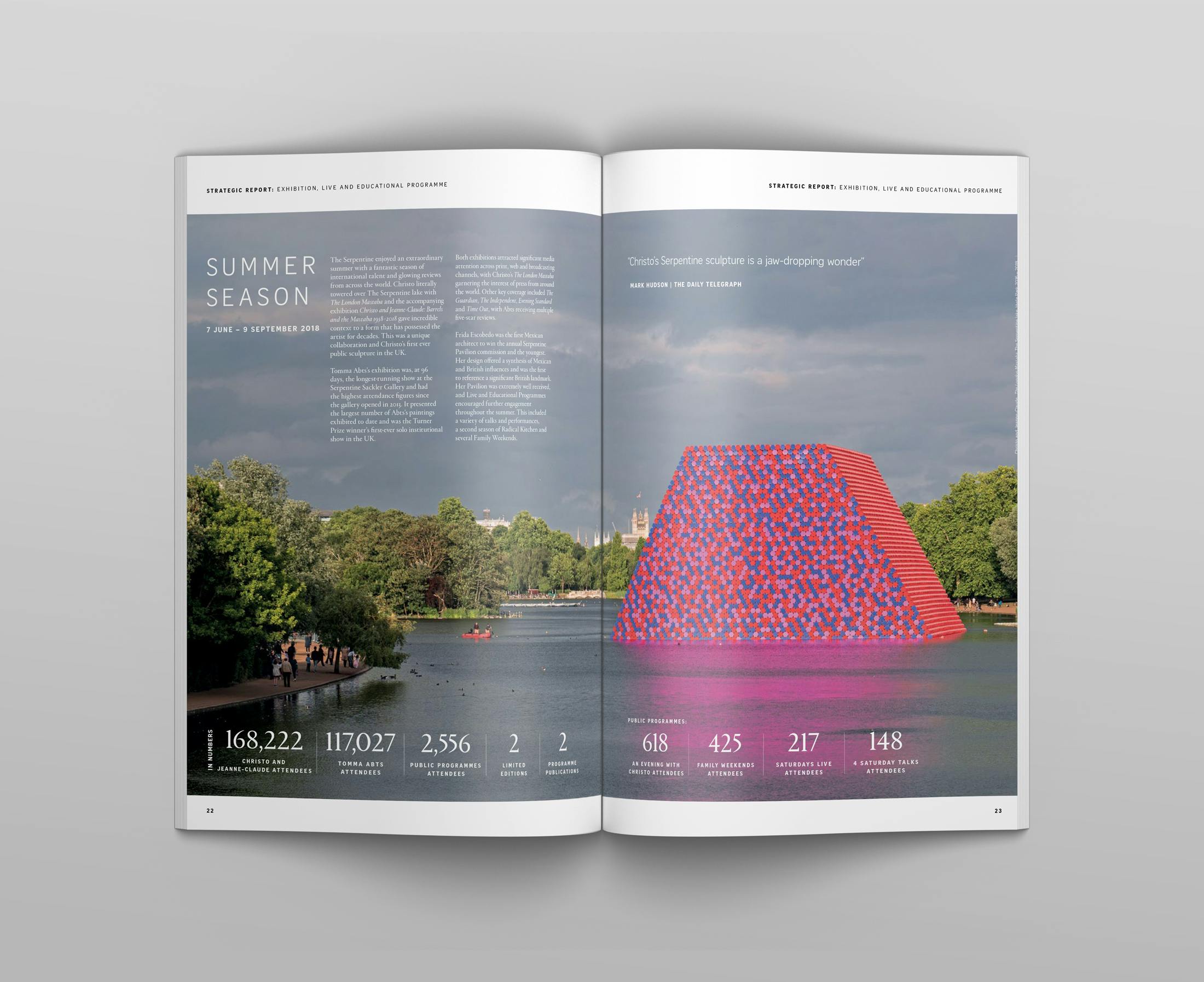 Serpentine Gallery Annual Review 2018-19 - Spread 12